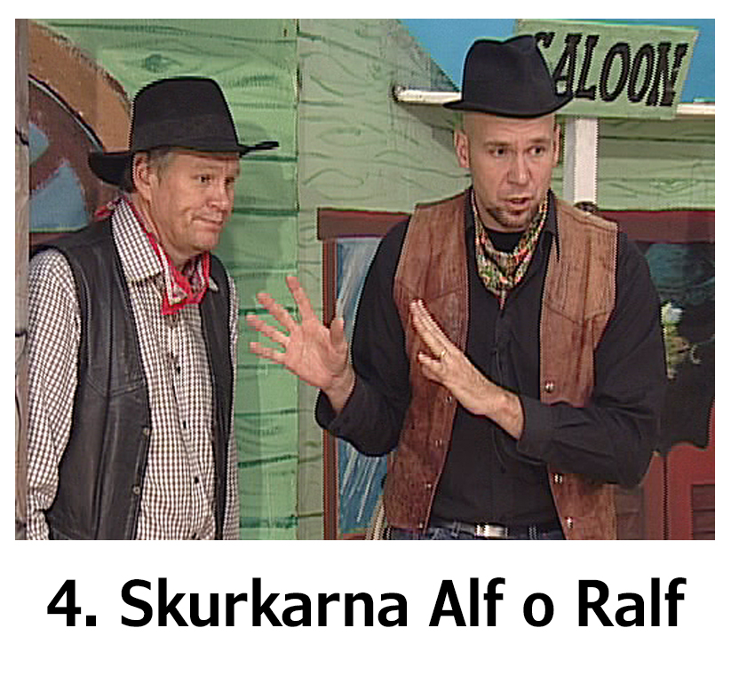 4. Skurkarna Alf och Ralf försöker med ett bankrån
